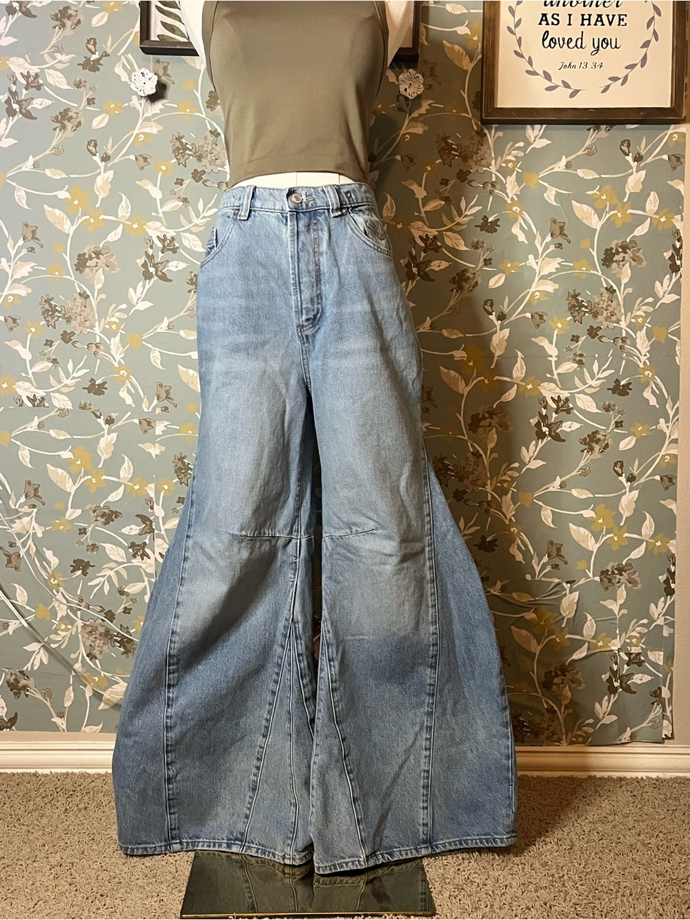 We the Free Eden Slouchy Wide Leg Size 28 - Picture 7 of 16